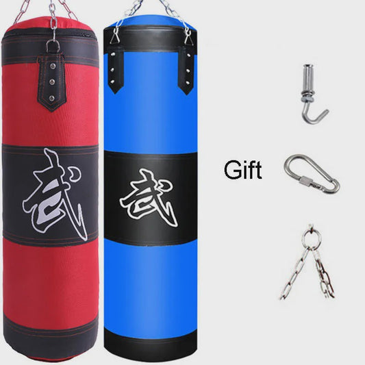 Zware Bokszak met Ketting en Ophanghaak - Ideaal voor Fitness, MMA, Kickboksen