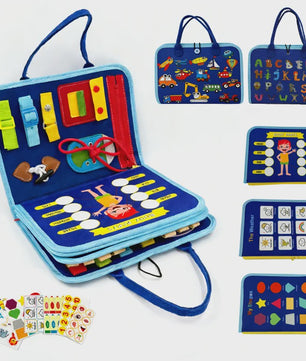 Montessori Busy Board: Educatief Reis- en Activiteitenspeelgoed voor Peuters - Fijne Motoriek & Vroege Educatie
