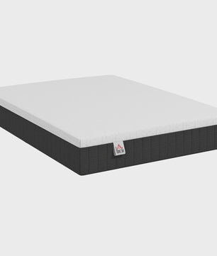 HOMCOM Matras 140x190 cm - 25 cm Dik, Traagschuim & 7-Zone Pocketvering, Medium Stevigheid
