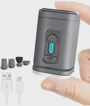 Draagbare Mini Luchtpomp - USB Oplaadbaar, 3-in-1 Pomp & Zuiger