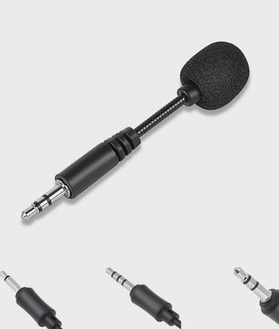 Flexibele Mini Microfoon met 3.5mm Jack voor Telefoon, PC & Laptop