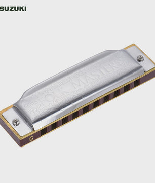 Folkmaster Blues Harmonica - 10 Gaten, 20 Tonen, Diatonisch - Ideaal voor Beginners
