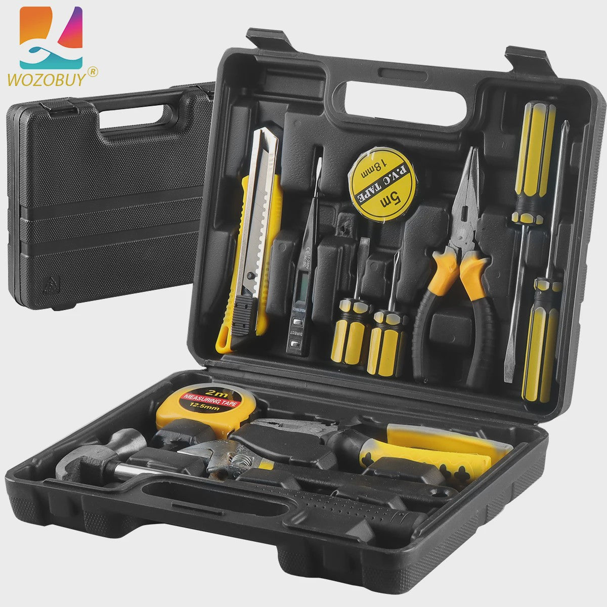 Complete Gereedschapskist Set - 8-13 Delig Huishoudgereedschap voor Auto- en Huisreparaties