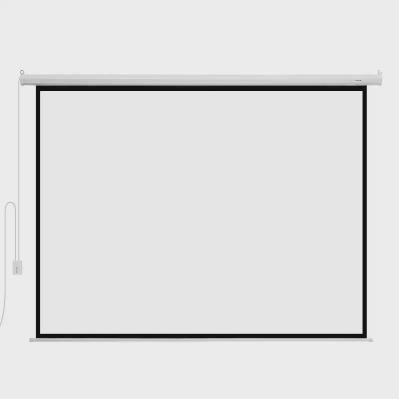 Gemotoriseerd Projectiescherm 120 inch 4:3 4K 1080 HD met Afstandsbediening