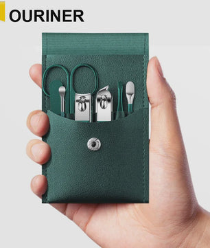 Luxe 7-delige Manicure & Pedicure Set - Draagbare Nagelknipper Kit voor Persoonlijke Verzorging