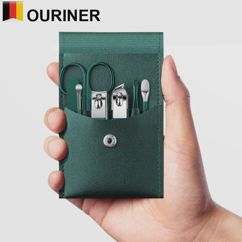 Luxe 7-delige Manicure & Pedicure Set - Draagbare Nagelknipper Kit voor Persoonlijke Verzorging
