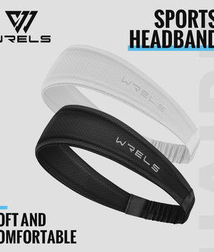 WRELS Sport Hoofdband - Ademend, Zweetabsorberend & Anti-slip voor Training
