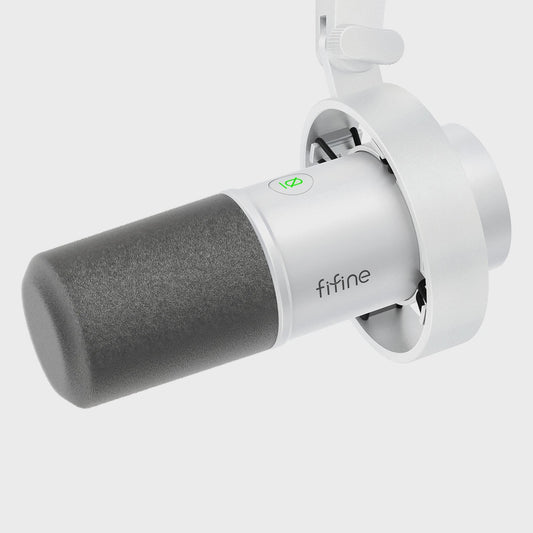 FIFINE K688 Dynamische XLR/USB Microfoon met Real-time Monitoring, Gain Knob & Mute