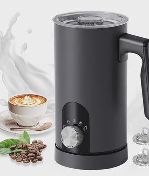 5-in-1 Automatische Melkopschuimer: Warm & Koud Schuim voor Latte, Cappuccino & meer