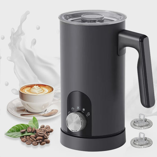 5-in-1 Automatische Melkopschuimer: Warm & Koud Schuim voor Latte, Cappuccino & meer