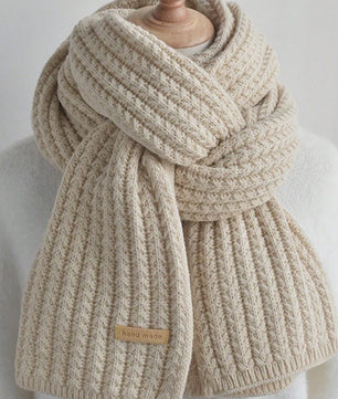 Dikke Gebreide Sjaal Dames Heren - Zachte Cable Knit Wrap voor Winterse Warmte