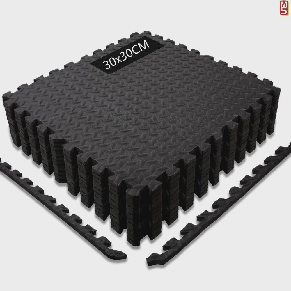 Interlocking EVA Schuim Puzzelmat voor Thuisgym - Antislip en Geluiddempend