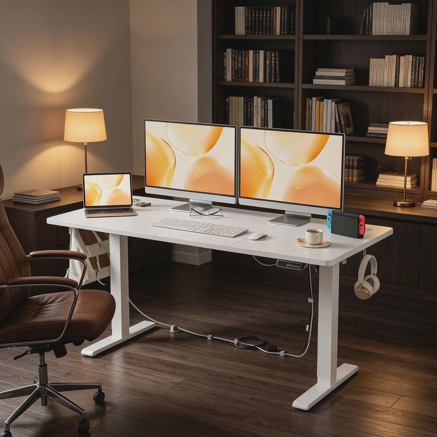 Elektrisch In hoogte Verstelbaar Bureau met Geheugenfunctie - Ergonomisch en Stil
