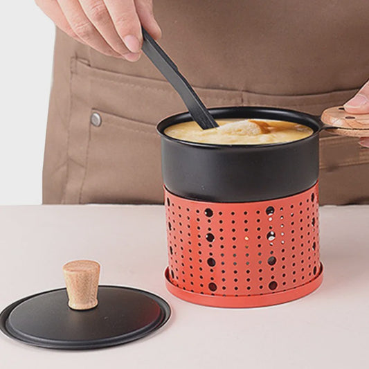 Compacte Kaasfondue & Raclette Set - Smeltkaas, Chocolade & Meer