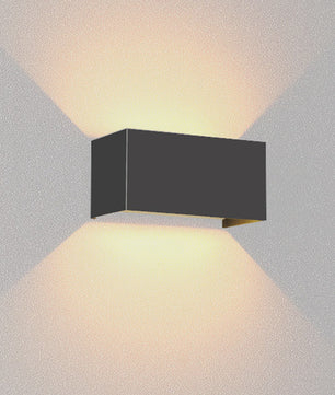 Moderne LED Wandlamp IP65 Waterdicht - Binnen & Buiten - Zwart/Wit