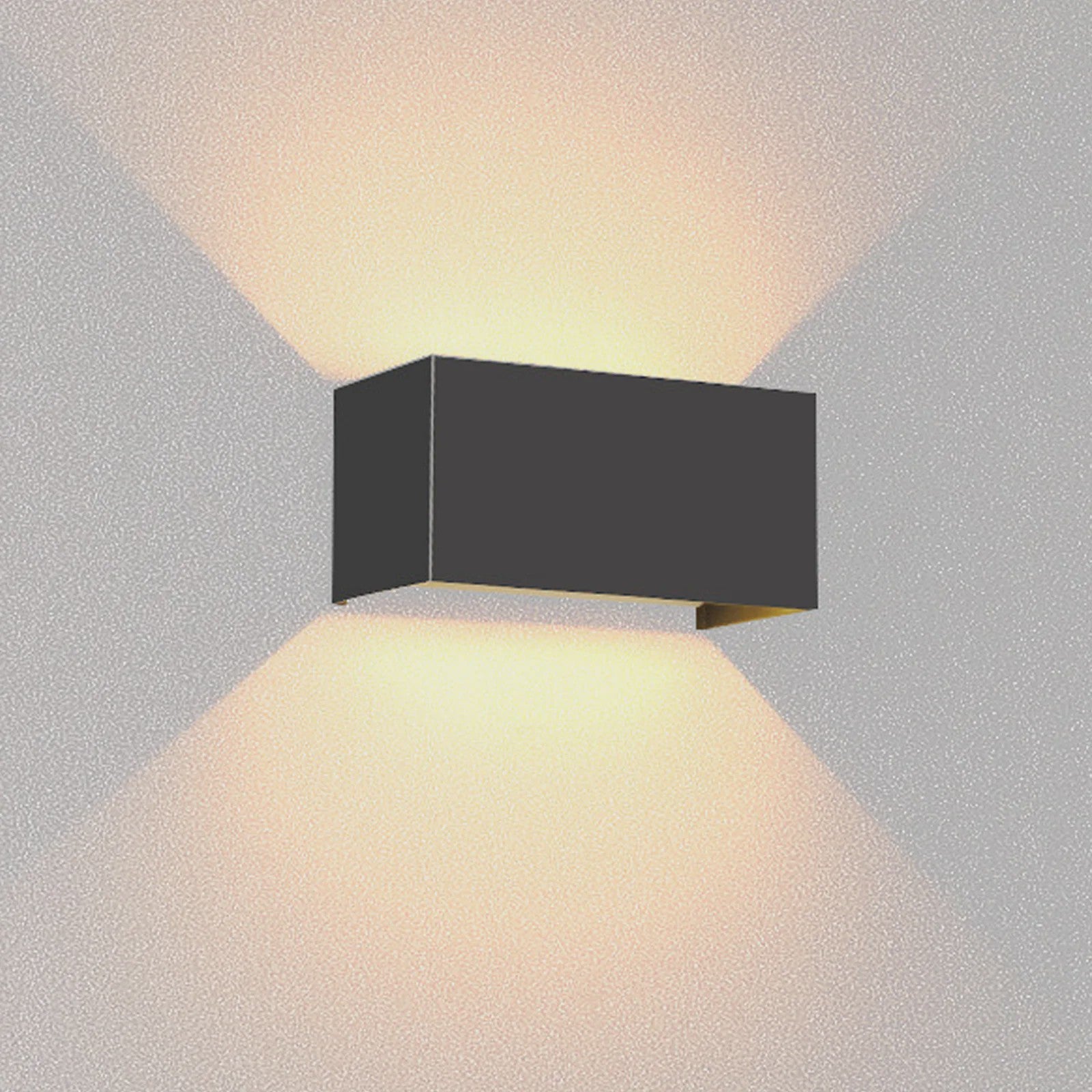 Moderne LED Wandlamp IP65 Waterdicht - Binnen & Buiten - Zwart/Wit