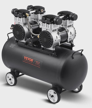 Krachtige Olievrije Aircompressor - 750W tot 3000W - Stille & Draagbare Compressor