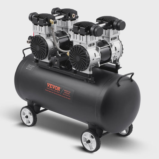 Krachtige Olievrije Aircompressor - 750W tot 3000W - Stille & Draagbare Compressor
