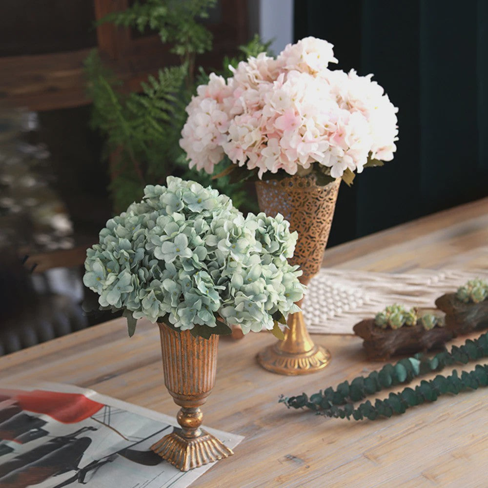 Kunstbloemen Hydrangea - Zijde Boeketten voor Bruiloft, Decoratie & Feest