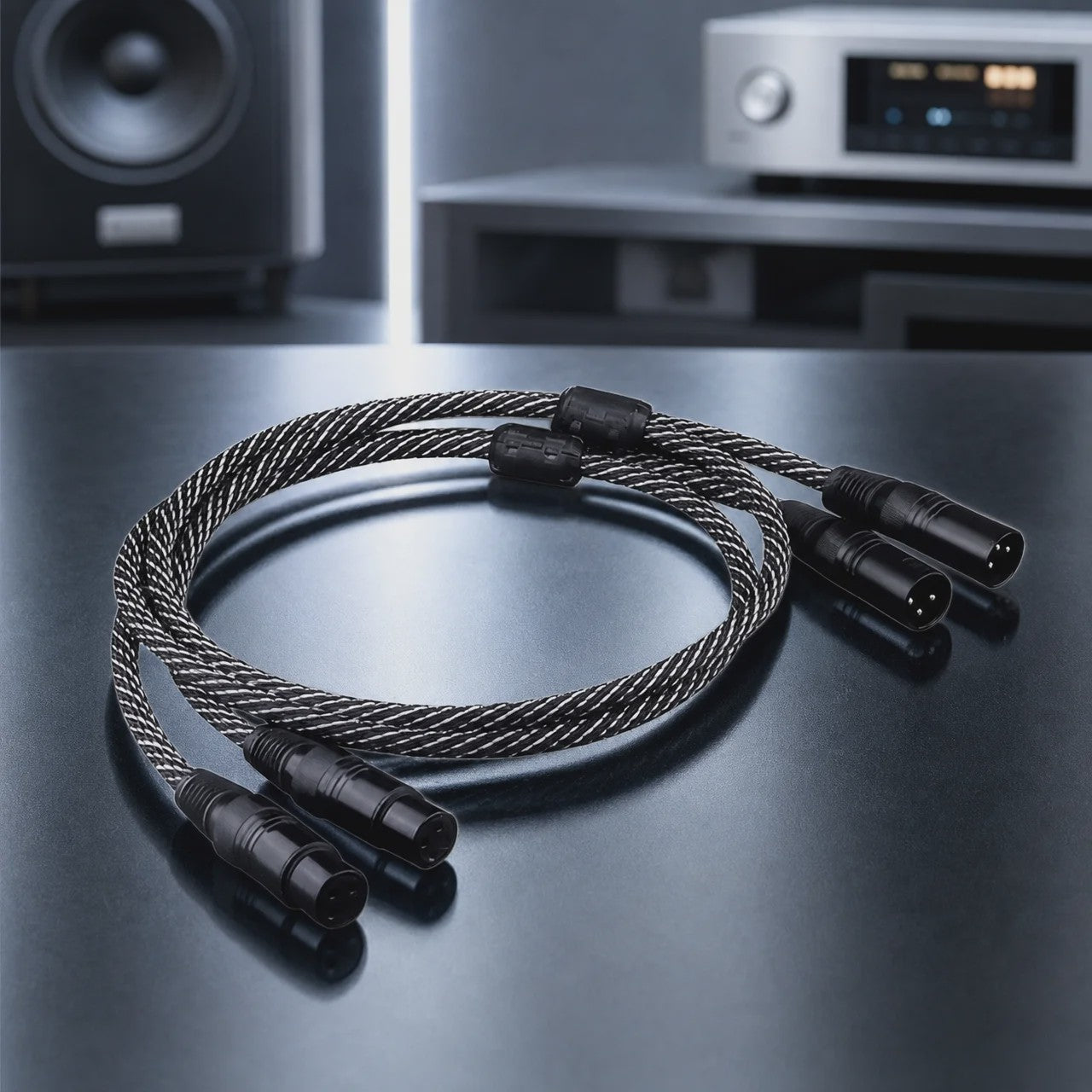 Hifi XLR Kabel Male naar Female - Pure Koper Audio Signaalkabel voor Microfoon & Mixer