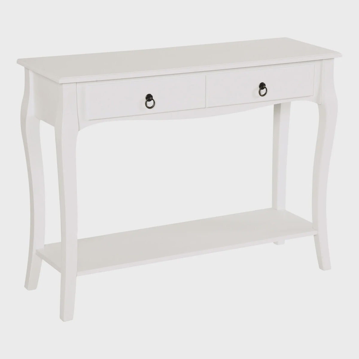 Homcom Console Table Sideboard Living Room Dining Room Hallway Furniture Side Table with Drawers and Shelf Elegant Design 100X33X76Cm