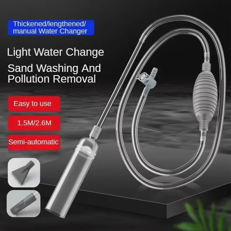 Aquarium Sifon & Waterwisselaar: Reinig Grind en Ververs Water Gemakkelijk