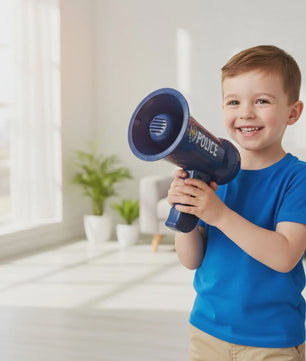 Kindvriendelijke Megaphone met Geluid en Licht - Speelgoed Luidspreker voor Feestjes (3+)