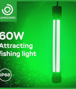 Krachtige LED Onderwater Vislamp | 20W/60W Vis Aas Lamp | IP68 Waterdicht