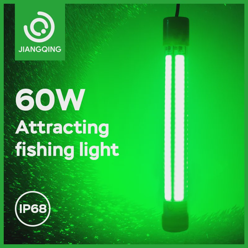 Krachtige LED Onderwater Vislamp | 20W/60W Vis Aas Lamp | IP68 Waterdicht