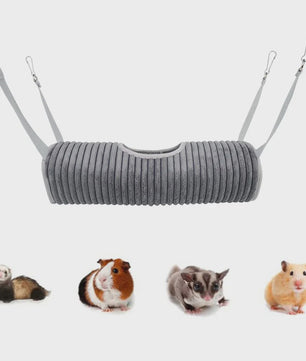 Warme Hangmat Tunnel voor Hamsters, Fretten & Kleine Huisdieren - Speelgoed, Slaapplek & Verstophol