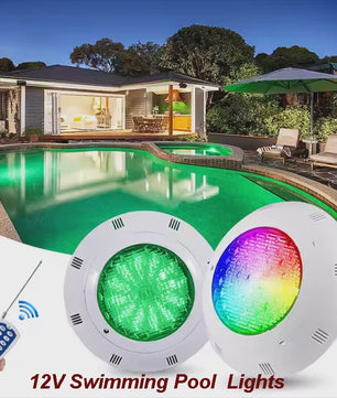 RGB LED Zwembadverlichting - Waterdicht IP68 Wandmontage - Kleurveranderend met Afstandsbediening