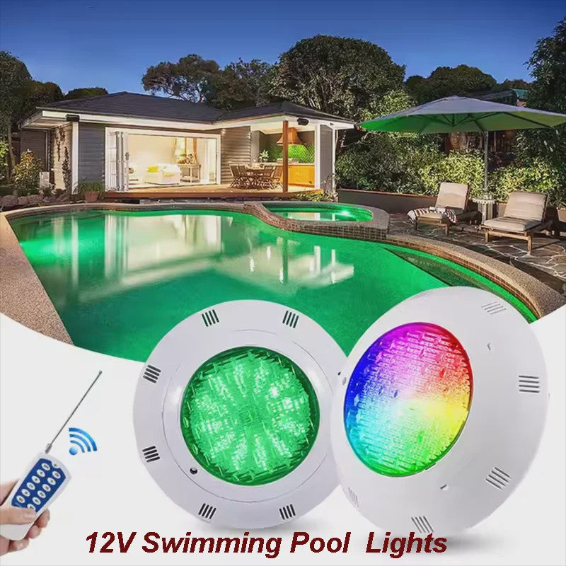 RGB LED Zwembadverlichting - Waterdicht IP68 Wandmontage - Kleurveranderend met Afstandsbediening
