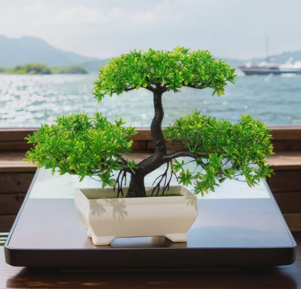 Kunst Bonsai Boom Potted Plant - Decoratieve Kunstplant voor Huis & Kantoor