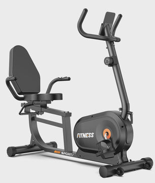 GartistGo 5-in-1 Hometrainer: 16 Niveaus Magnetische Weerstand, Rugsteun, LCD & Hartslagmeters - Max 150kg