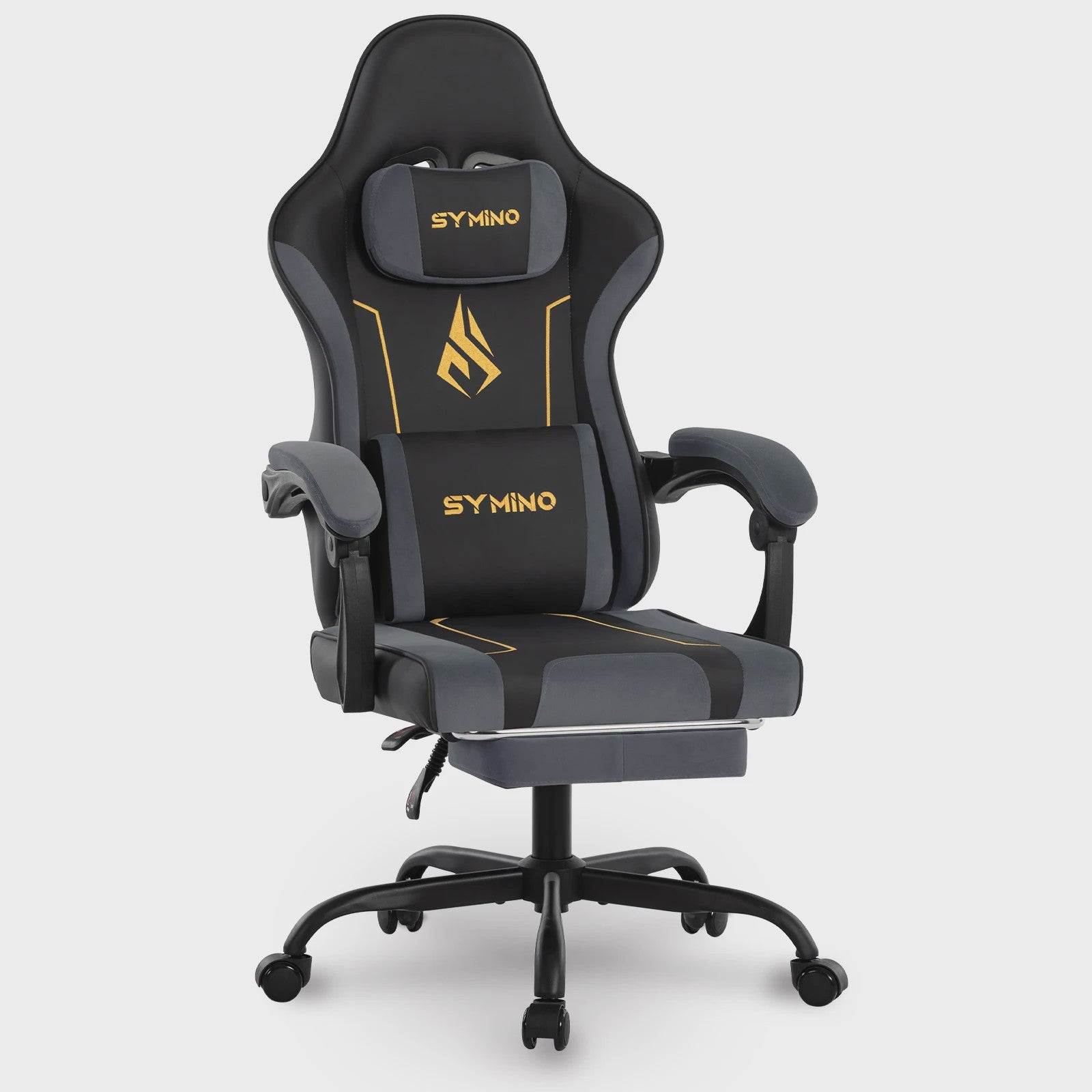 Ergonomische Gaming Stoel met Latex Kussen, Voetensteun & 130kg Capaciteit - Race Stijl