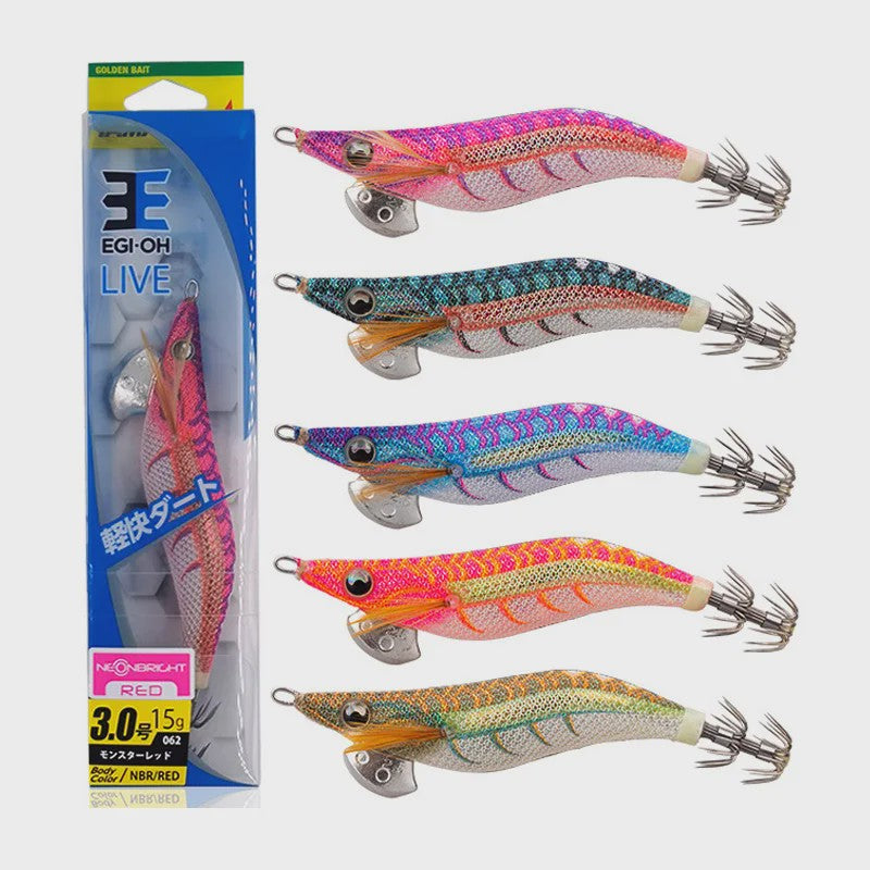 YAMASHITA EGI-OH LIVE 3.5 UV Reflective Inktvis Lokaas - Zeebaars & Paling Visserij