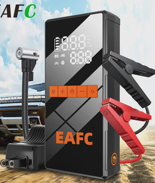 5000A Auto Startkabels Powerbank met 150PSI Bandenpomp - Noodstart & Opladen