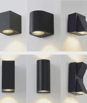 Moderne LED Wandlamp IP65 Waterdicht - Binnen & Buiten - 5W/10W Up/Down Licht - Kubus Design voor Tuin & Portiek