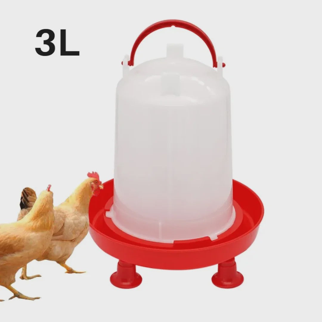 Automatische Kippen Drinkbak 3L - Plastic Watertrog voor Pluimvee