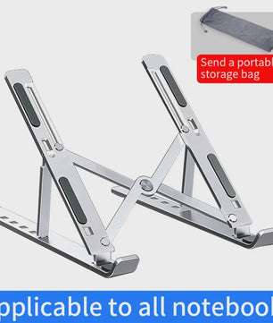 Verstelbare Aluminium Laptopstandaard - Opvouwbaar & Draagbaar