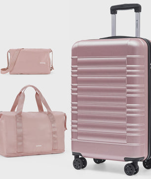 3-delige Koffer Set: 20-inch Trolley, Reistas & Toilettas - Compleet voor Vakantie