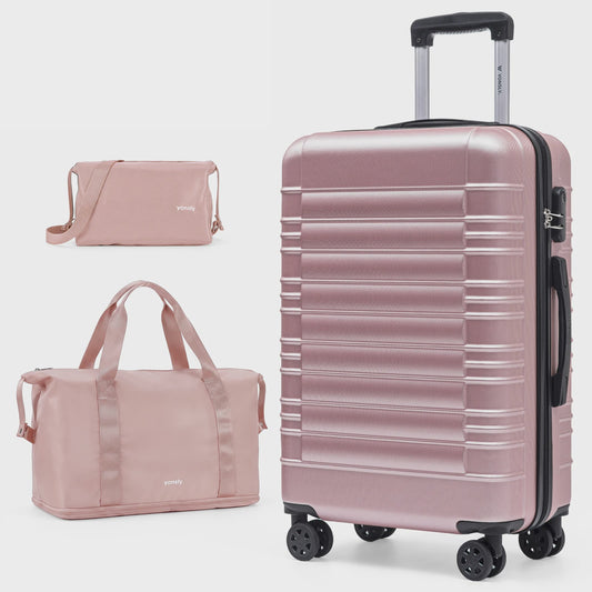 3-delige Koffer Set: 20-inch Trolley, Reistas & Toilettas - Compleet voor Vakantie