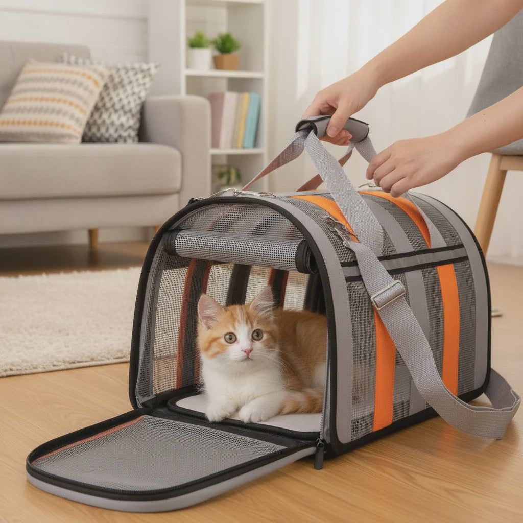 Draagbare Reismand voor Honden en Katten - Airline Approved