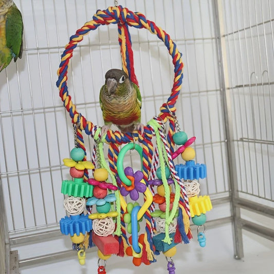 Kleurrijk Vogel Speelgoed - Houten Papegaai Accessoires & Schommelringen