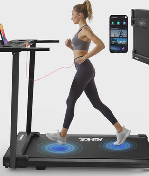 Opvouwbare Loopband KeHot met FITSHOW APP, Bluetooth Audio & 12 Programma's