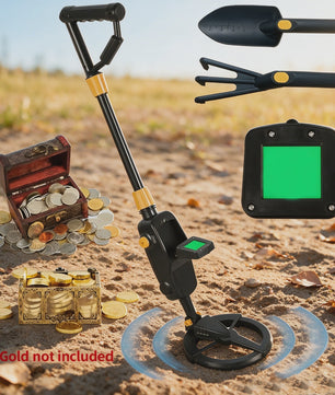 Kinder Metaaldetector MD1008A - Ergonomisch & Lichtgewicht voor Strand en Tuin Schatzoeken