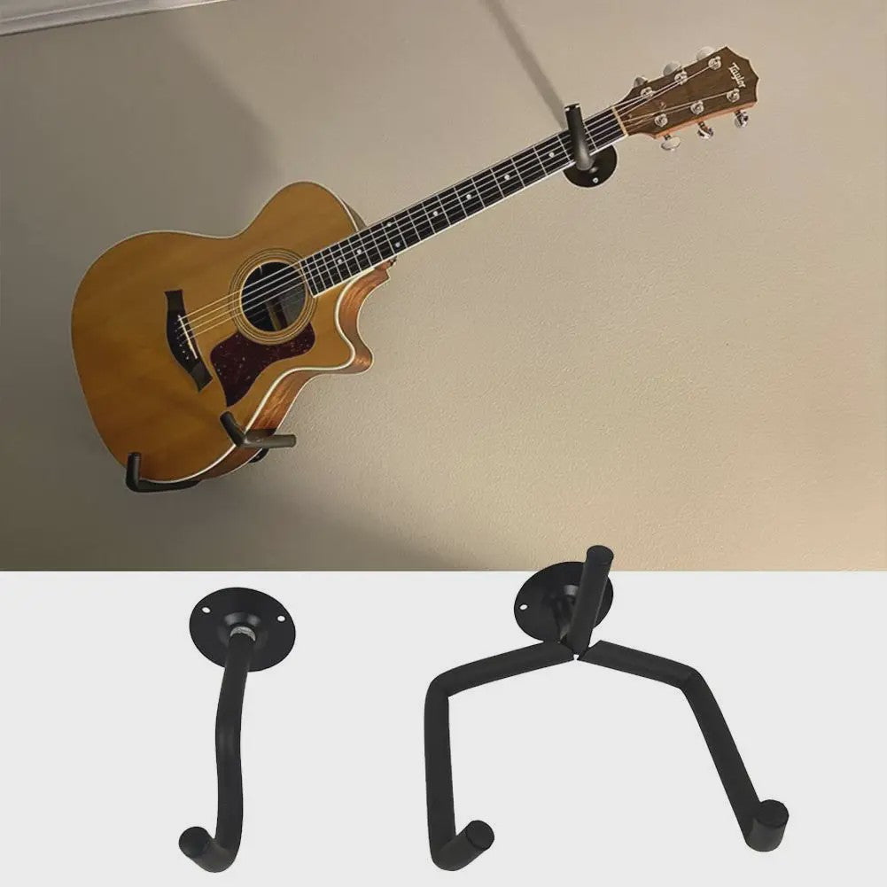 Universele Gitaar Muurbeugel - Hanger voor Akoestische Gitaar, Bas, Viool & Mandoline