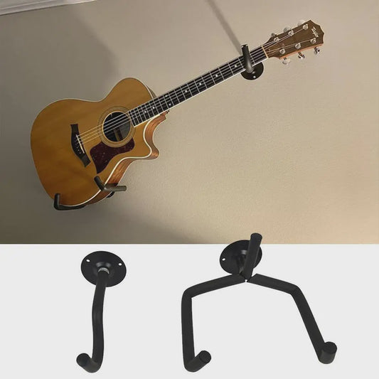 Universele Gitaar Muurbeugel - Hanger voor Akoestische Gitaar, Bas, Viool & Mandoline