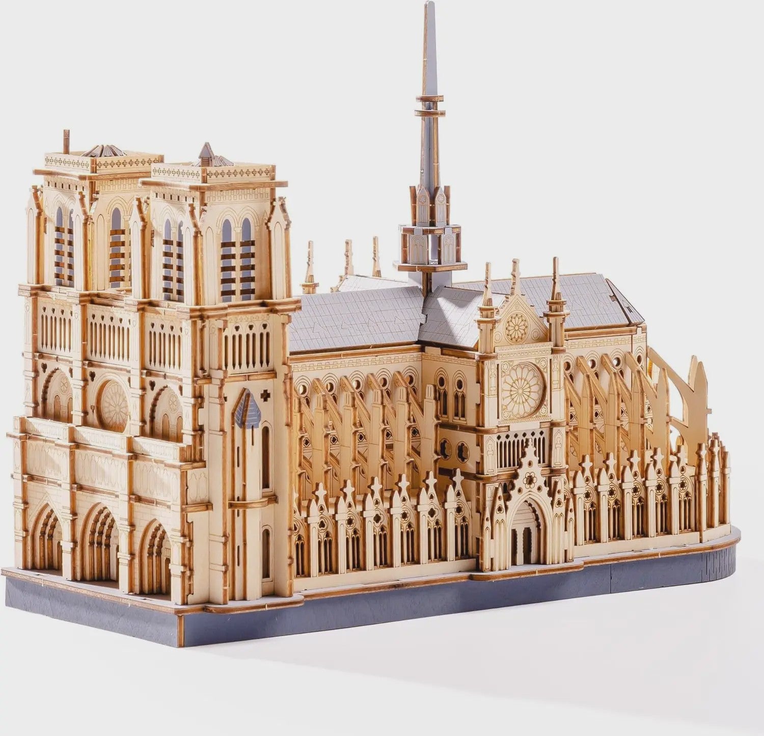 Robotime Rokr 3D Houten Puzzel Kathedraal van Parijs - Bouwpakket voor Volwassenen