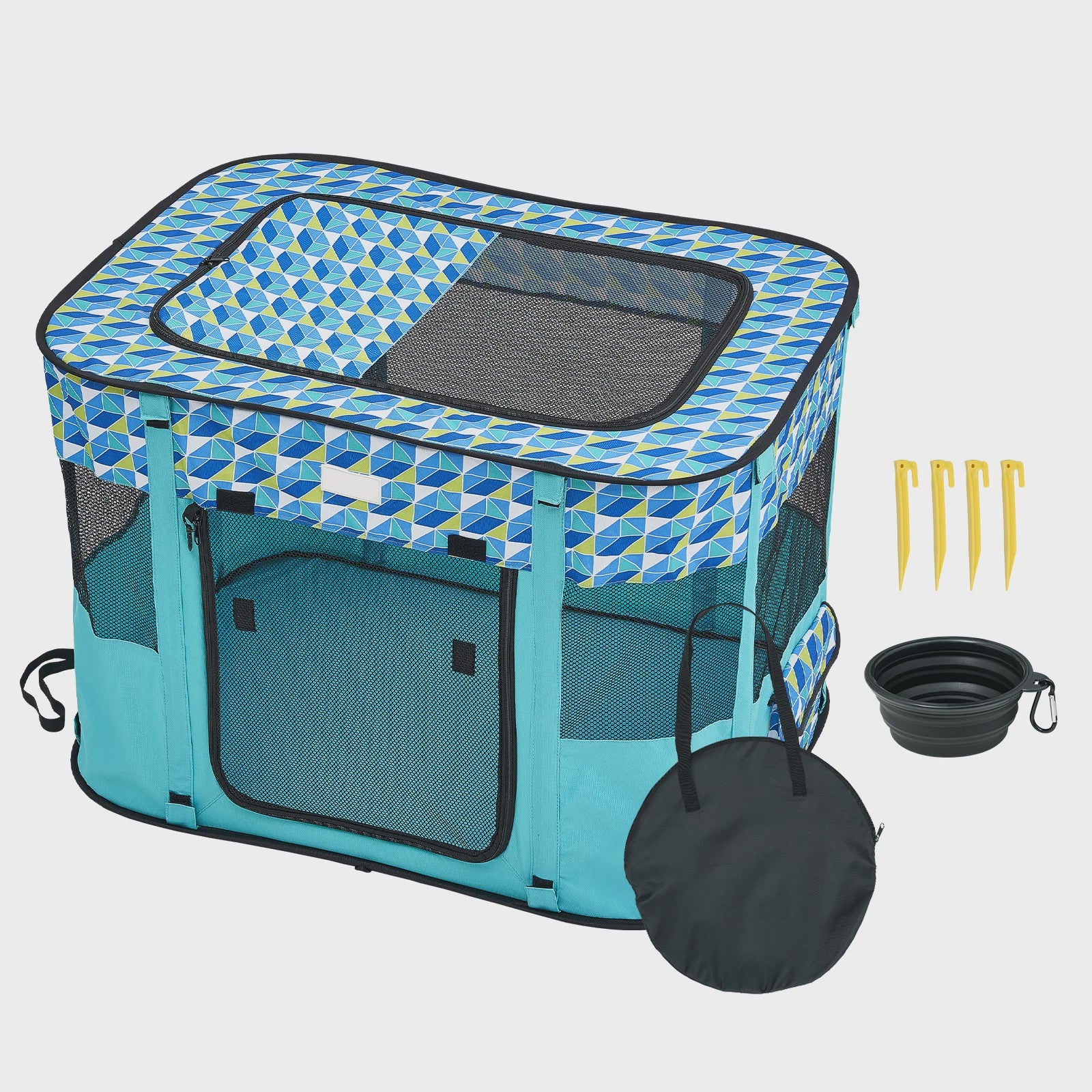 Draagbare Opvouwbare Pet Playpen Tent - Veilig en Waterdicht voor Hond of Kat